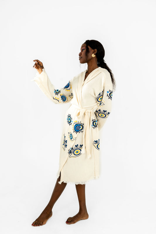 Kymena Robe – Aegean-Inspired Luxury