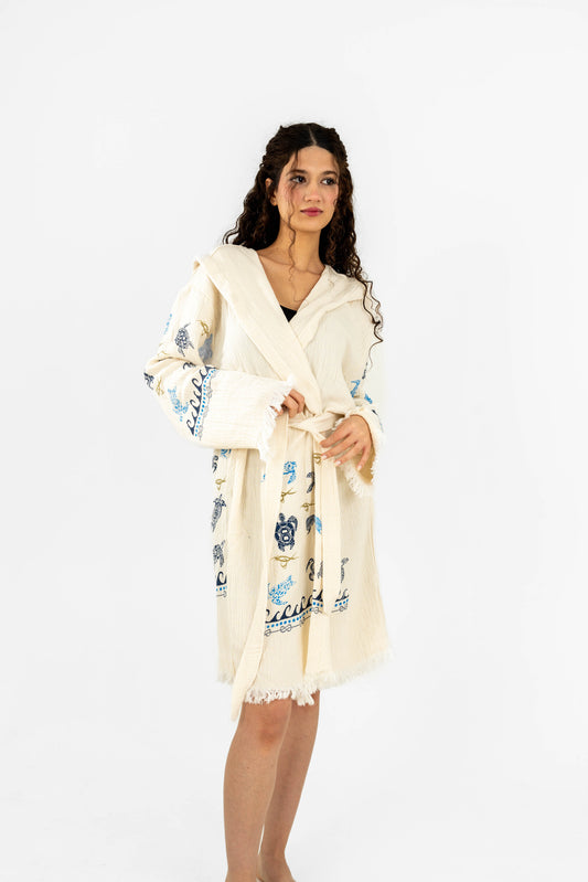 Thera Robe – Aegean-Inspired Elegance