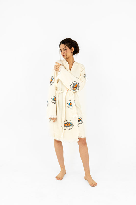 Nazara Robe – Elegance with a Protective Charm